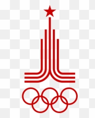 1980 Summer Olympics - Wikipedia 1980 Moscow Olympics Logo Png,Olympic Rings Png