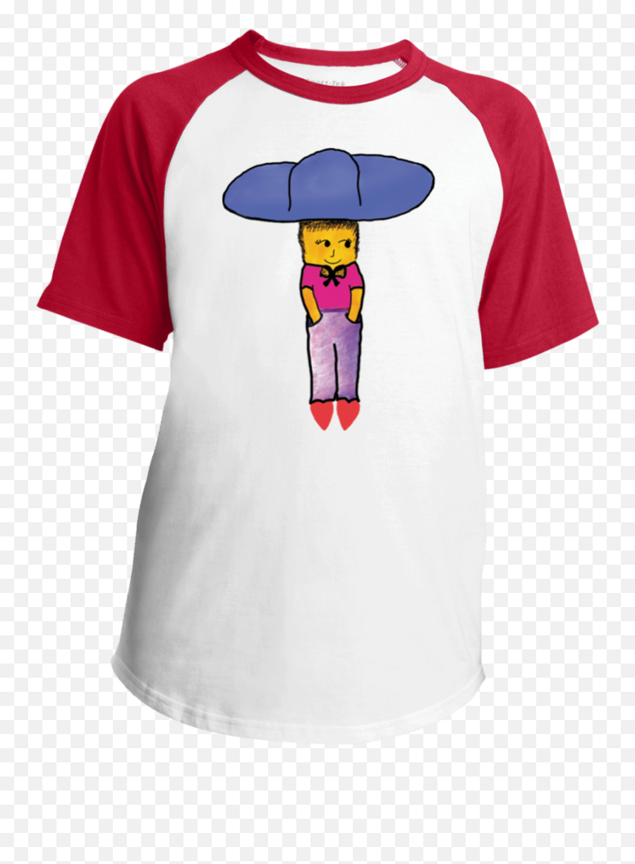 Boy In Mexican Hat Youth Raglan Jersey Png