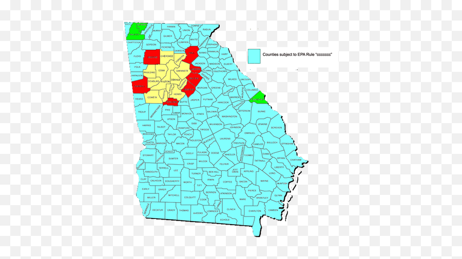 National Emission Standards For Hazardous Air Pollutants - Counties In Georgia Don T Require Emissions Png,Epa Icon