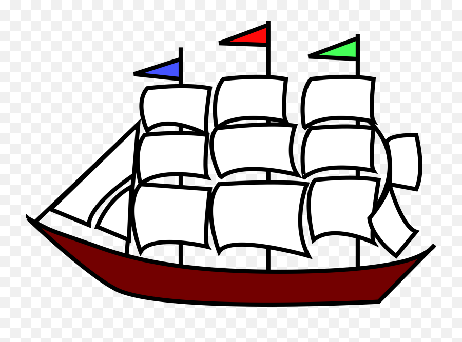 Design Of Sailing Ship 11 Png Image - Sail Ship Clip Art,Sailing Ship Png