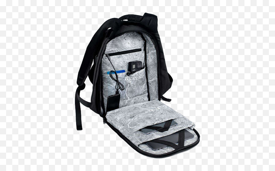 Shield Redline Anti - Theft Backpack U2013 Gata Hiking Equipment Png,Icon Laptop Backpack