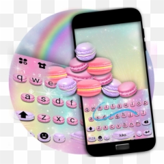 Updated Sweet Macarons Keyboard Theme Pc Android App - Girly png