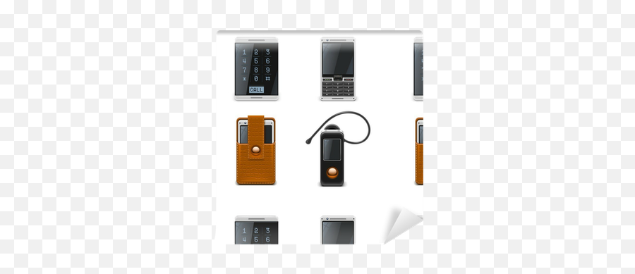 Wallpaper Mobile Phones Vector Icon Set Xxl - Pixershk Portable Png,Mobile Icon Set