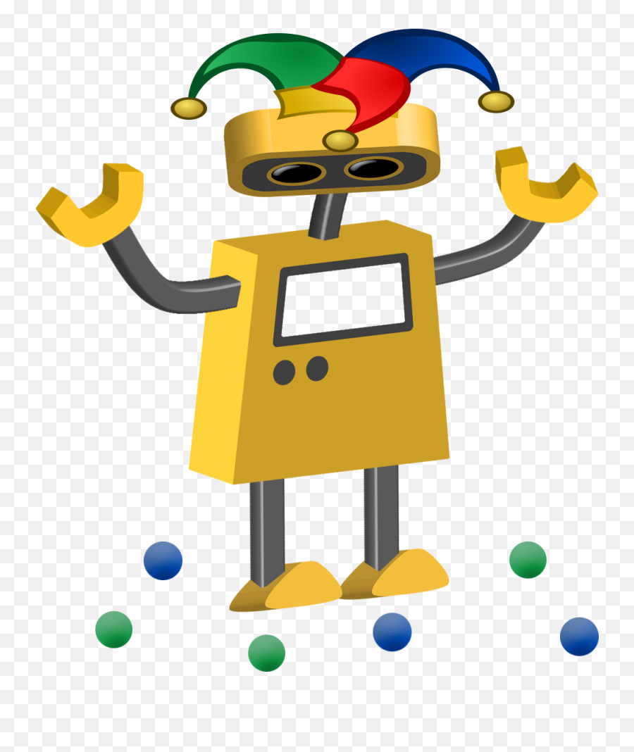 Robot 74 Beginner Juggler Tim - Robot Janitor Png,Background Color Icon