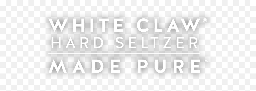 White Claw Hard Seltzer Canada Made Pure - White Claw Hard Seltzer Logo Png,White Line Transparent
