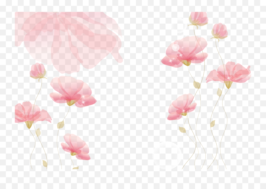 Ink Pink Flowers Background Png Background Pink Flower Png Flower Background Png Free Transparent Png Images Pngaaa Com