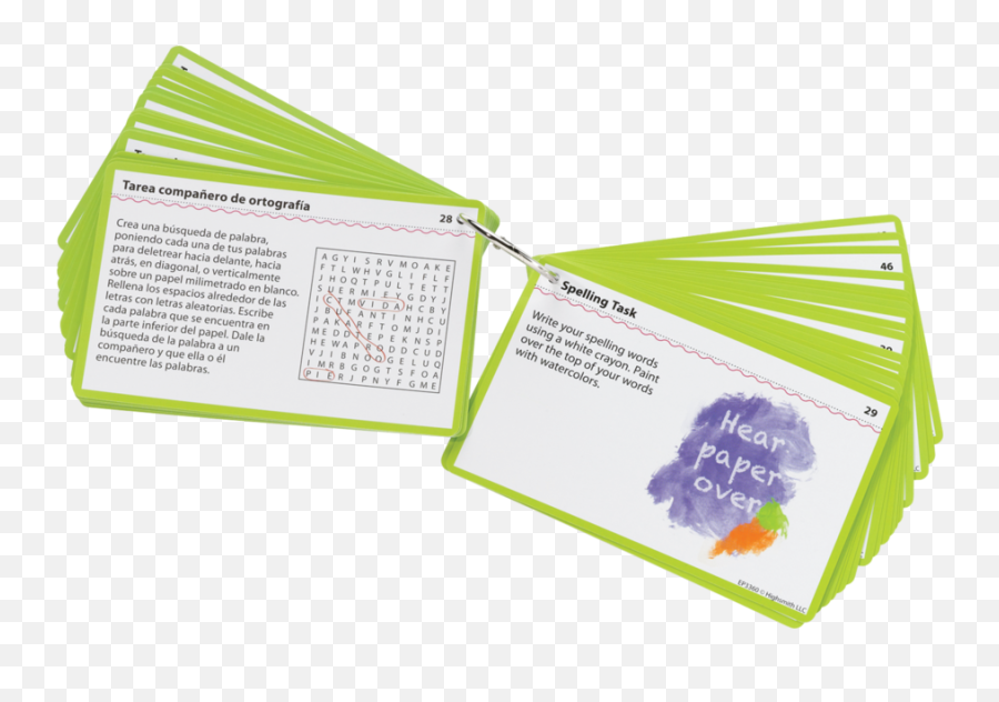 Download Hd Spelling Center Task Cards Grade 2 - Spelling Graphic Design Png,Grade Png