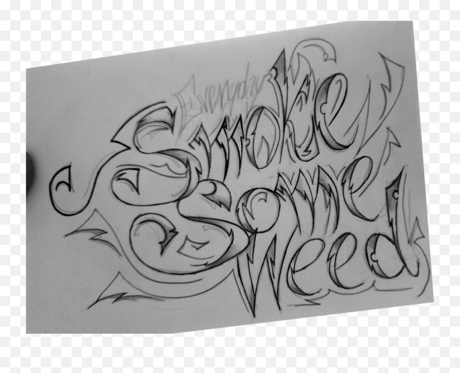 Pin - Smoke Some Weed Tattoo Png,Weed Smoke Png
