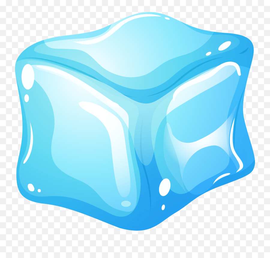 Ice Cube Clipart Png - Ice Cube With Face,Cube Transparent Background