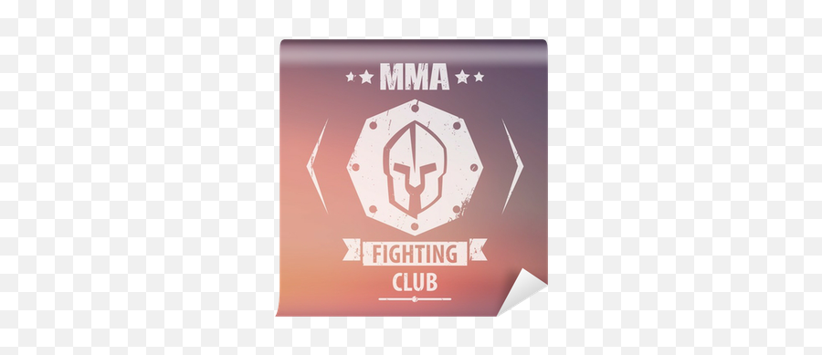 Mma Fighting Club Grunge Emblem Logo - Mma Fighter Mma Fight Vector Png,Spartan Helmet Logo