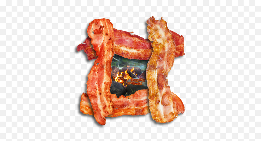 Campfire Bacon Terrytown Rv Blog - Bacon Glitter Transparent Background Png,Bacon Transparent Background