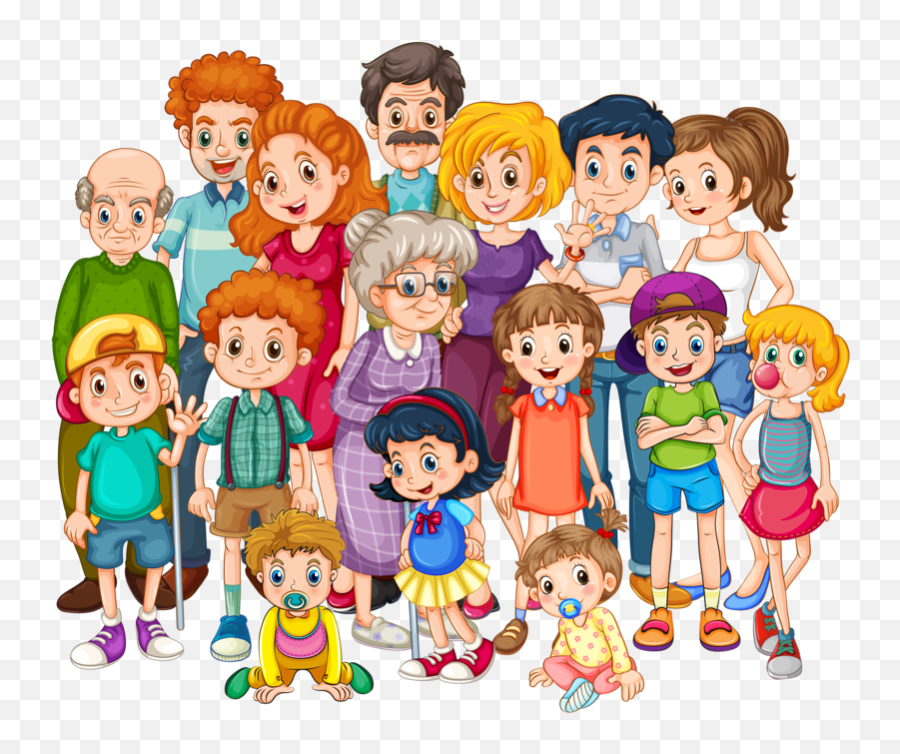 Extended Family Clipart Png 1 Image - Large Family Clipart,Family Clipart Png