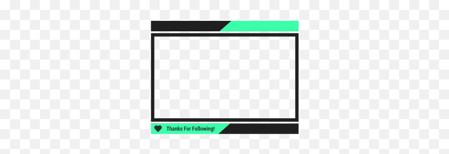 Flat Design Twitch Webcam Overlay Free - Camera Twitch Overlay Png,Png Overlays