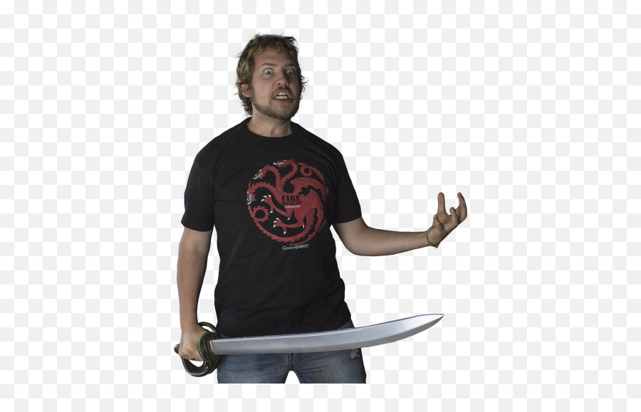 Game Of Thrones - Targaryen Fire And Blood Black Male Tshirt Targaryen Png,Targaryen Sigil Png