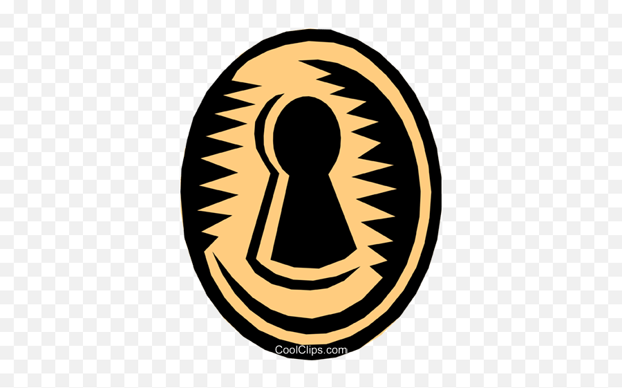 Keyhole Royalty Free Vector Clip Art - Circle Png,Keyhole Png