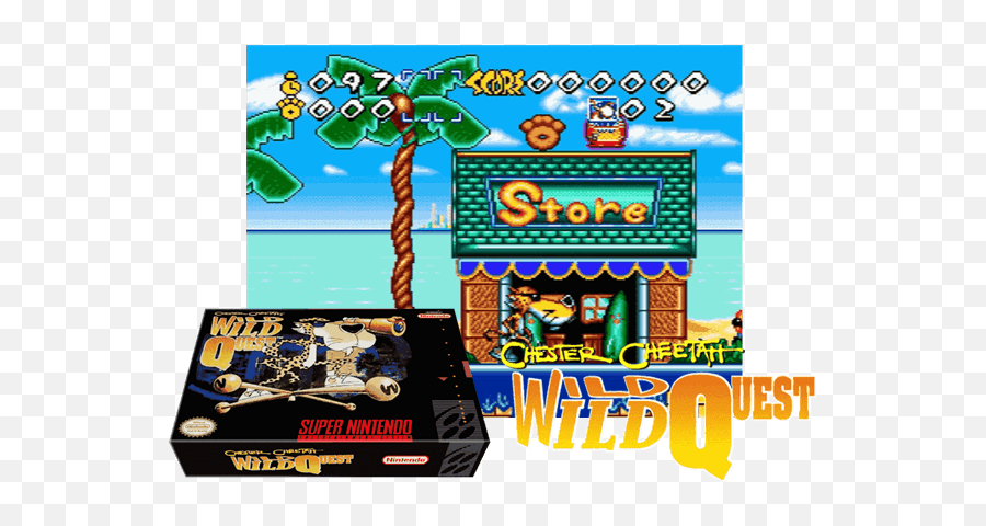 Chester Cheetah - Wild Wild Quest Snes Boutiquedugeekfr Pc Game Png,Chester Cheetah Png