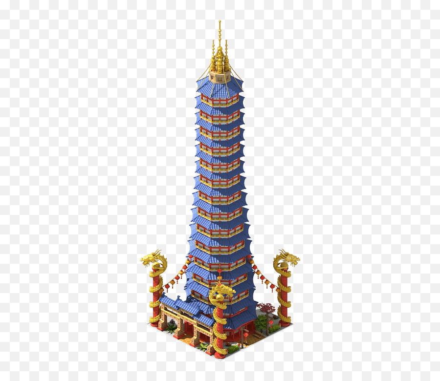 Asian Dragon - Pagoda Png,Asian Dragon Png