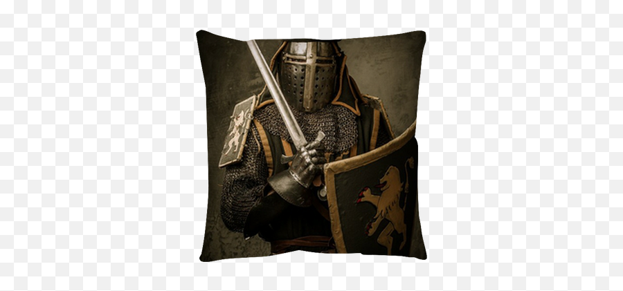 Medieval Knight With A Sword Throw Pillow U2022 Pixers - We Live To Change Shadow Legend Vr Png,Knight Sword Png