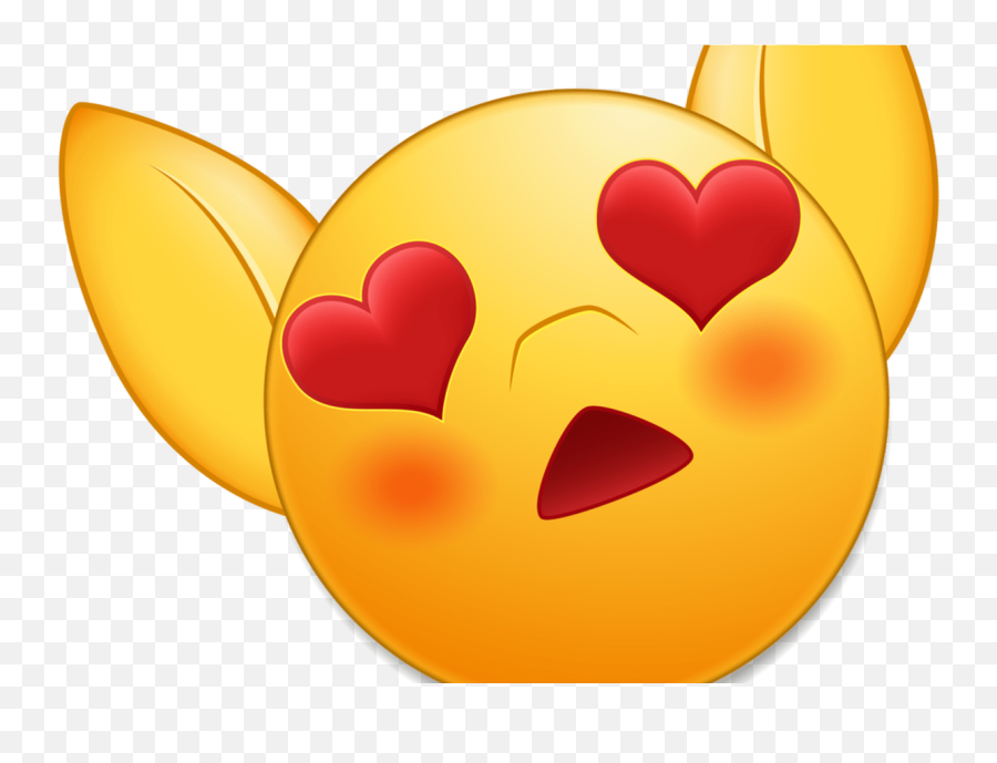 Download An M Blushing Emoji Head - Emoji Love Heart Eyes Hd Png,Blushing Png