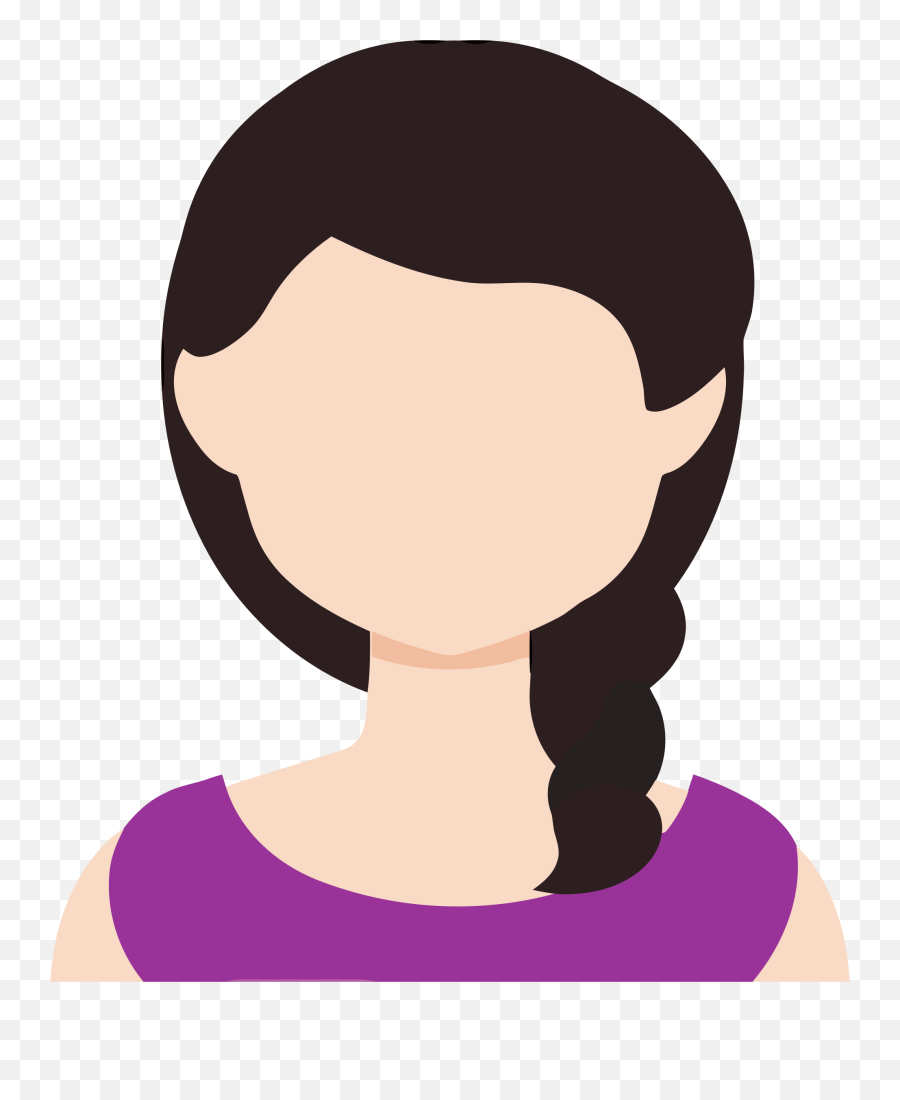 Female Avatar With Braids Free Svg - Female Cartoon Avatar Png,Braids Png