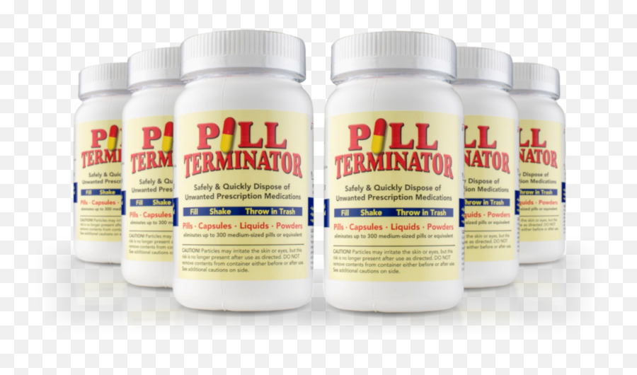 Pill Terminator Safe Disposal - 300 Cc Pack Of 6 Reptile Png,Terminator Png