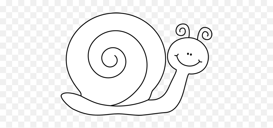Black And White Snail Clipart Png - Snail Black And White,Snail Png