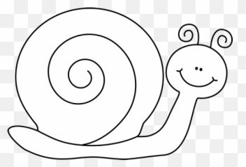 Black And White Snail Clipart Png - Snail Black And White,Snail Png