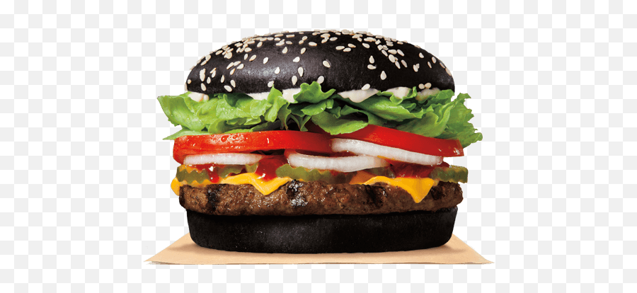Burger King Black Bunned Halloween - Burger King Black Burger Png,Burger King Png