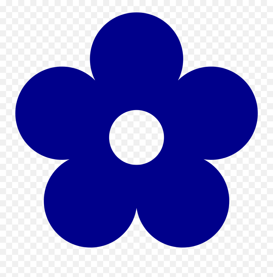 Dark Blue Rose Clipart Clip Art Library - Dark Blue Flower Blue Flower Clipart Png,Blue Flower Png