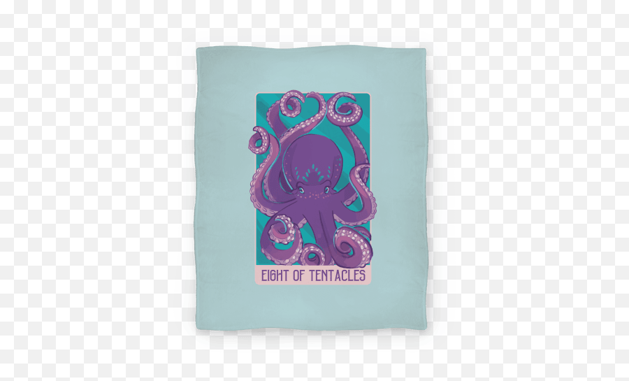 Eight Of Tentacles Blankets Lookhuman - Towel Png,Tentacles Png