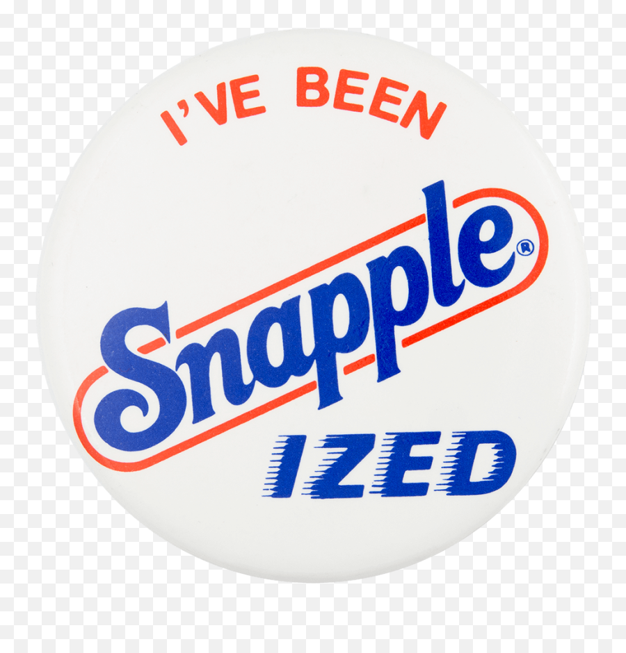 Snapple Ized Busy Beaver Button Museum - Snapple Png,Snapple Png