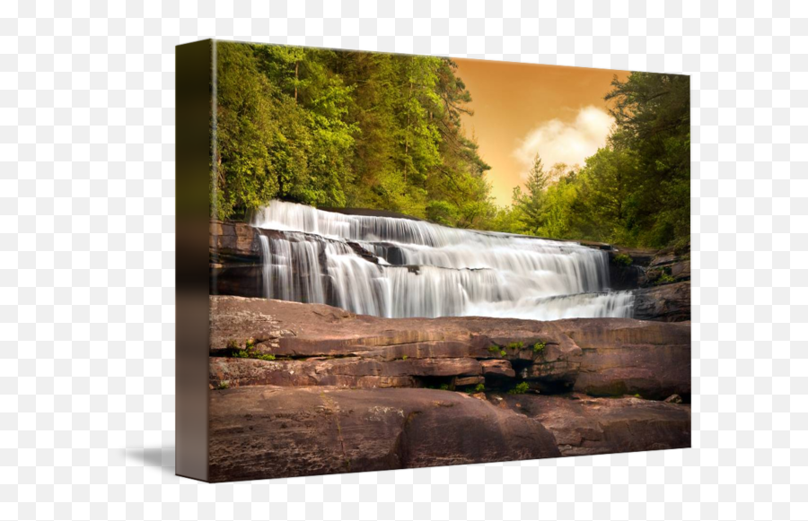 Download Hd Pc - North Carolina Waterfalls Hd Png Download Dupont State Forest,Water Fall Png