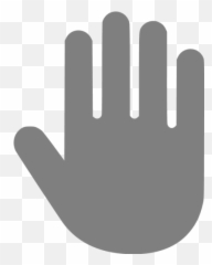Gray Hand Cursor Icon - Free gray icons Hand Icon Blue Png