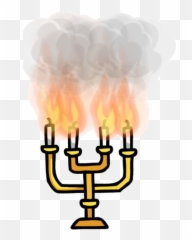 Menorah - Flame Png,Menorah Png