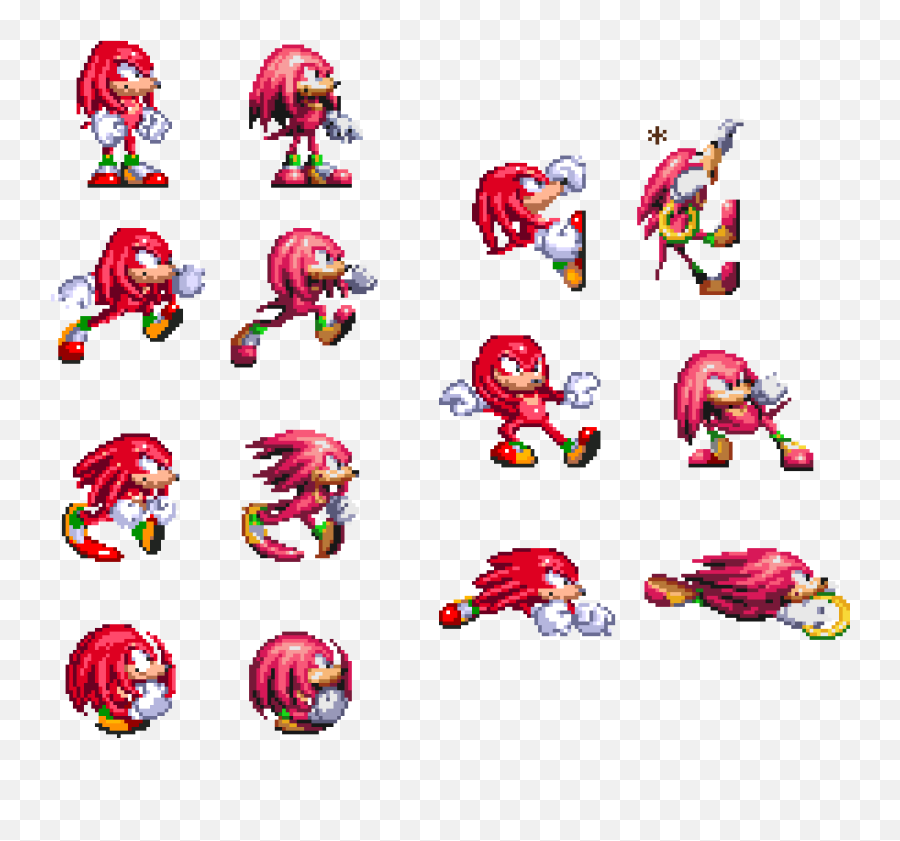 Sonic Mania 12 Minutes Of Direct Feed Footage Polygon - Sonic Mania Knuckles Sprites Png,Sonic Mania Png