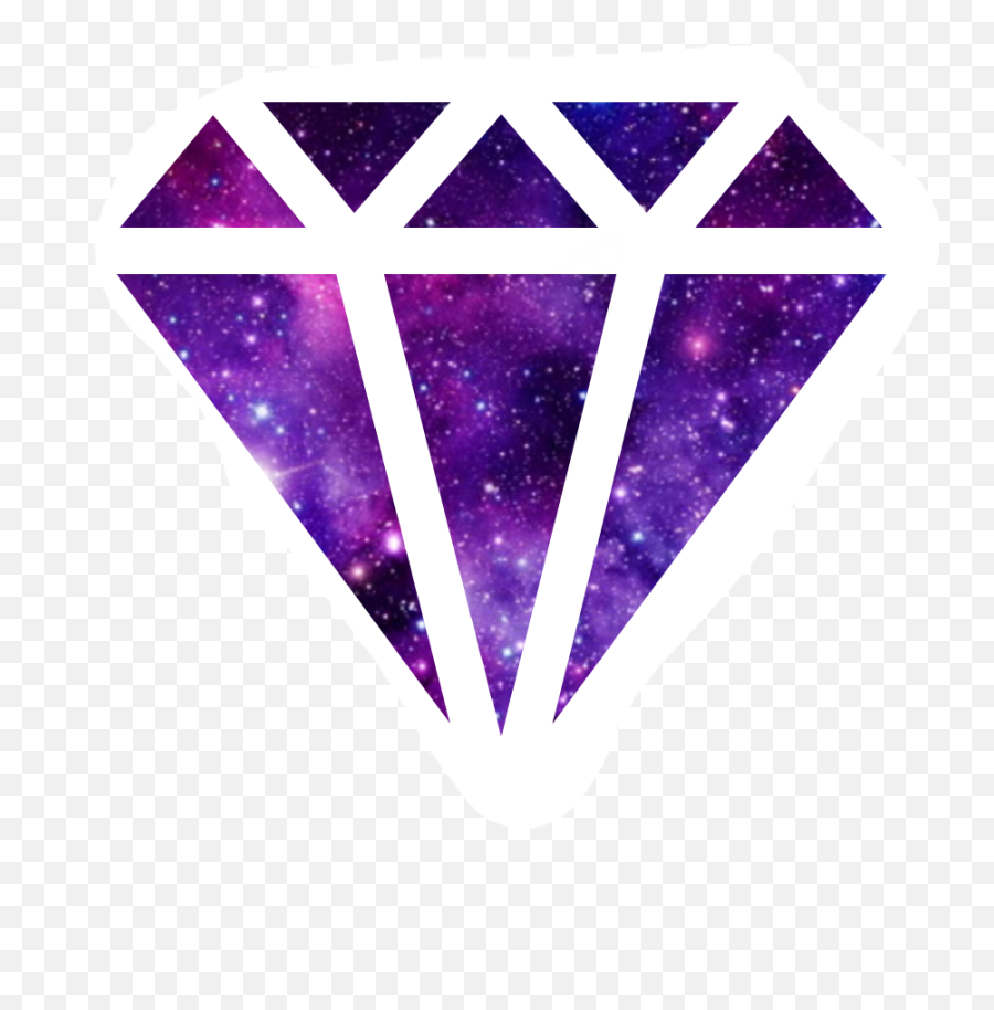 Download Galaxy Diamond Tumblr Transparent Png - Galaxy Diamond Png,Diamond Logo Png