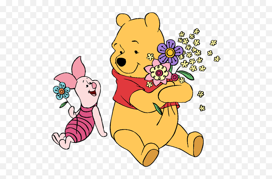 Winnie The Pooh Piglet Free Flower - 10 Free Hq Online Winnie The Pooh Spring Png,Winnie The Pooh Transparent