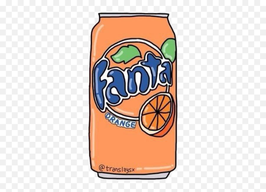 Fanta Cola Drink Sticker Png Orange - Fanta Sticker,Fanta Png
