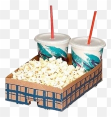 Popcorn Soda Movie Polyvore Moodboard - Png Moodboard Fillers,Snacks Png