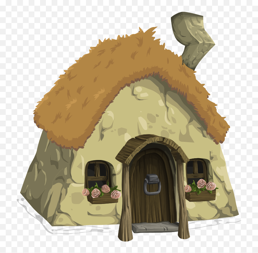 Download Free Png Cottage From Glitch - Thatched Roof Cottage Clipart,Cottage Png
