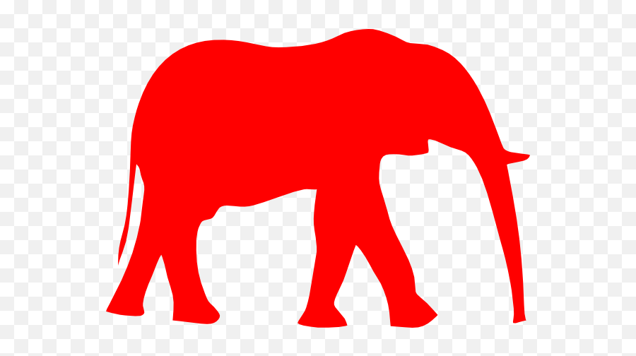 Clip Art - Elephant Clip Art Png,Republican Symbol Png