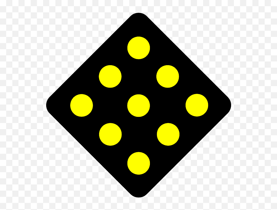 Yellow Dot - Object Marker On A Roadway Png,Yellow Dot Png