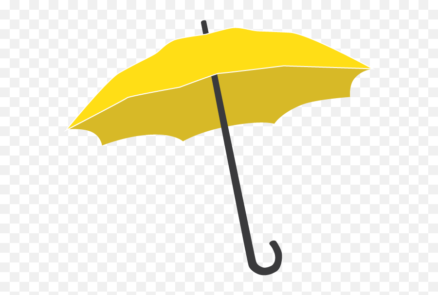 Clipart Umbrella Yellow - Yellow Umbrella Transparent Background Png,Umbrella Clipart Png