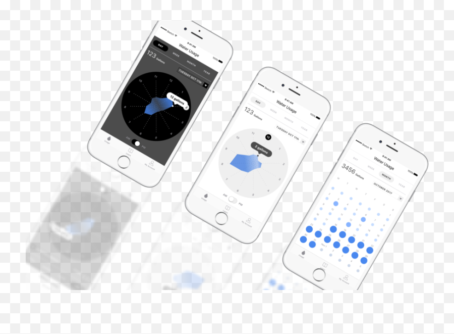 Ripple - A Mobile Water Usage App U2014 Eric Joseph Chow Dot Png,Water Ripple Png