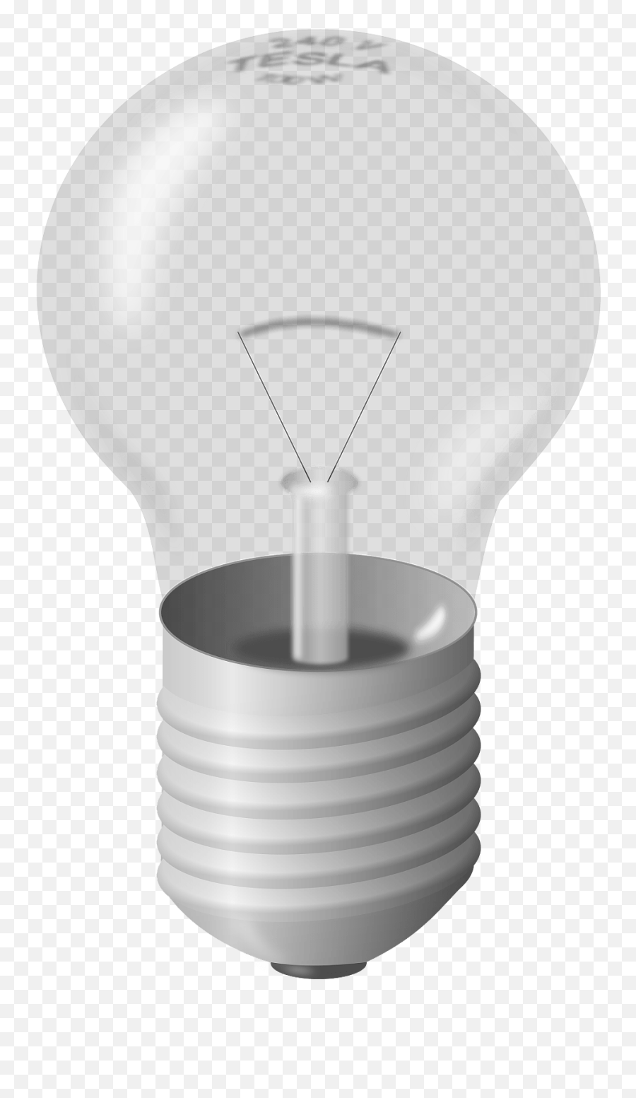 Light Bulb Clipart Free Download Transparent Png Creazilla - Unlit Light Bulb Clipart,Light Bulb Clipart Png
