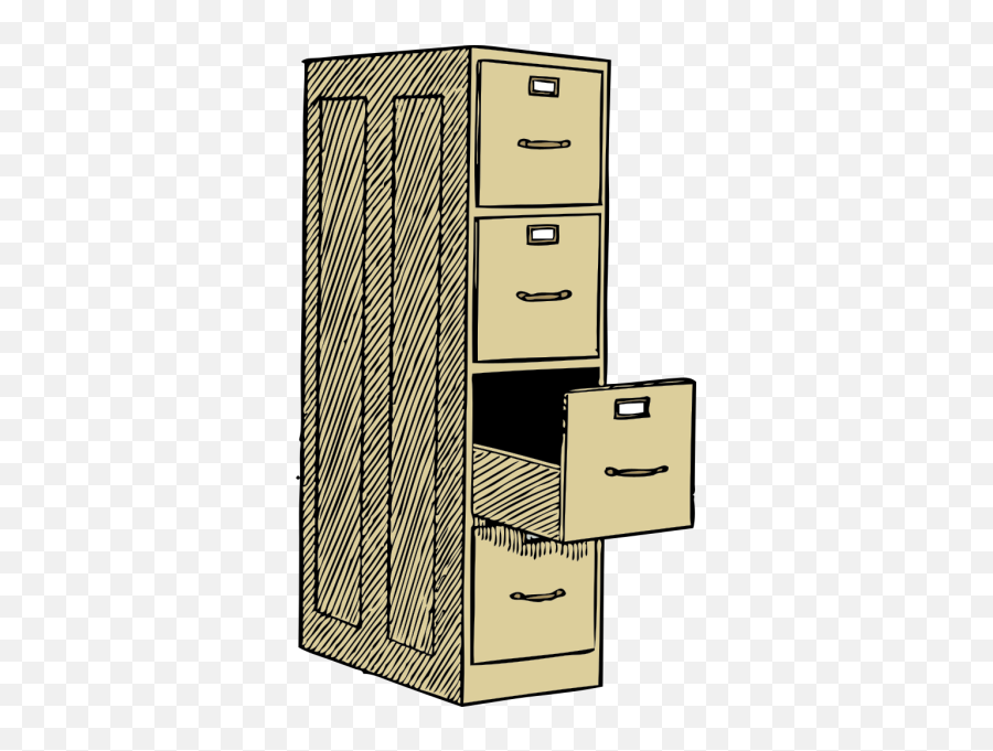 Drawer Angle Filing Cabinet Png Clipart - File Drawer File Cabinet Clipart,Cabinet Png
