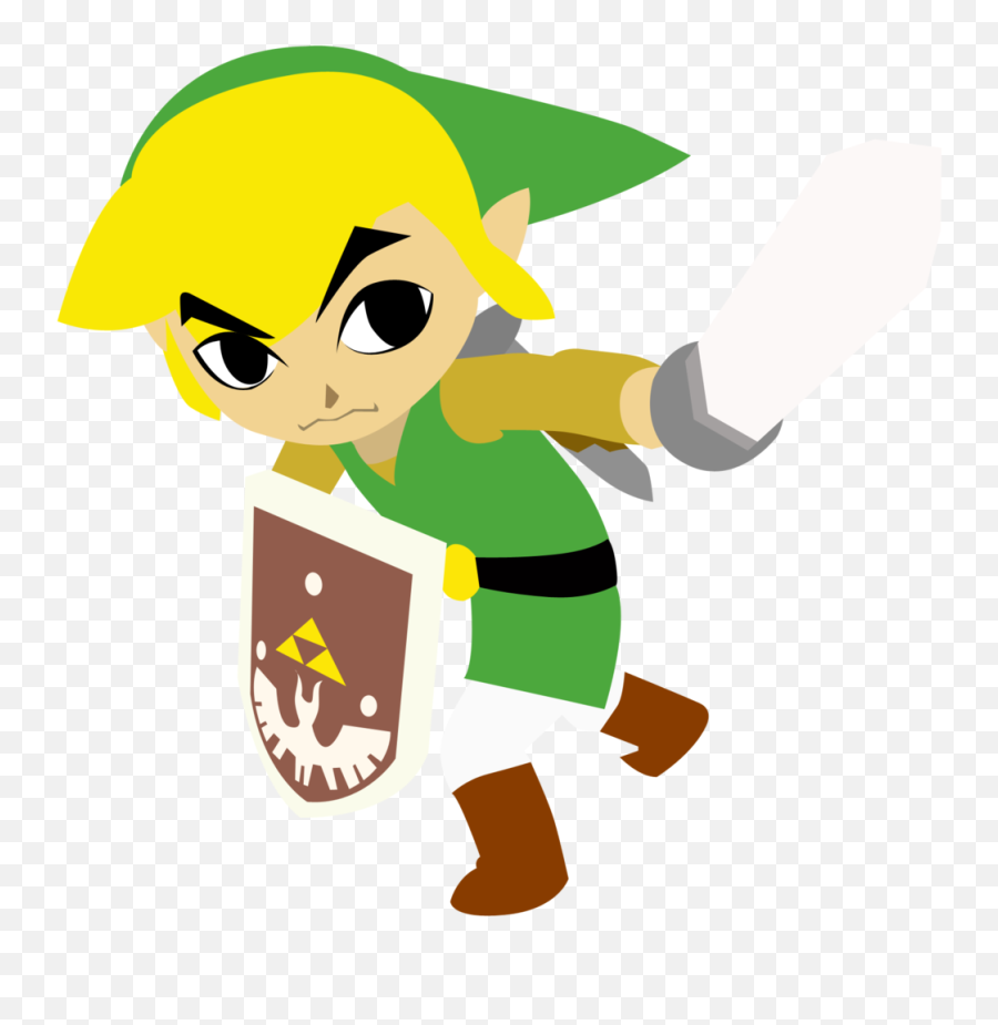 Download Hd Toon Link Png - Toon Link Wind Waker Png,Toon Link Png