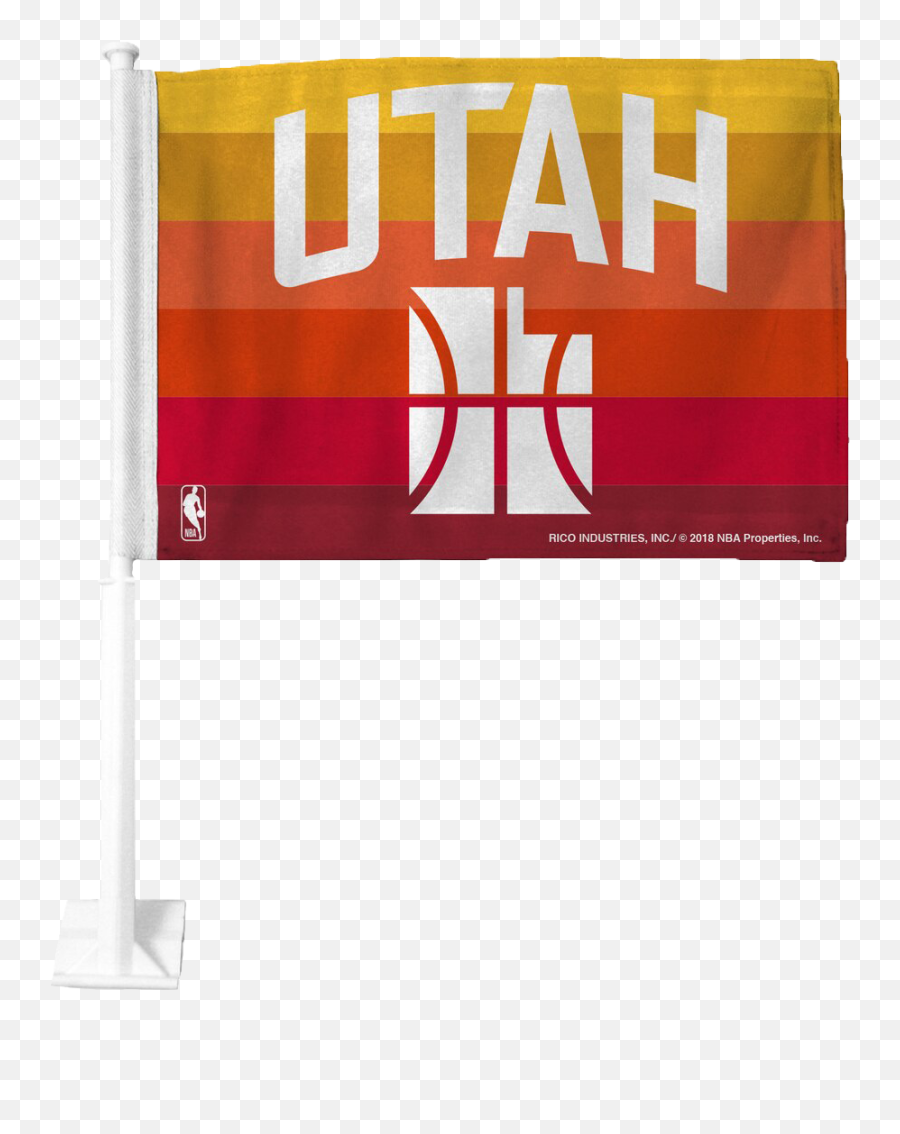 City Edition Car Flag - Orange City Edition Rico Vertical Png,Utah Jazz Logo Png