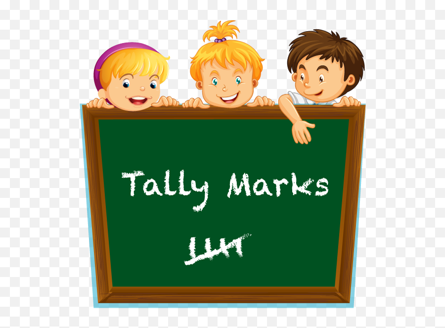 Math - Kid Holding Banner Clipart Png,Tally Marks Png