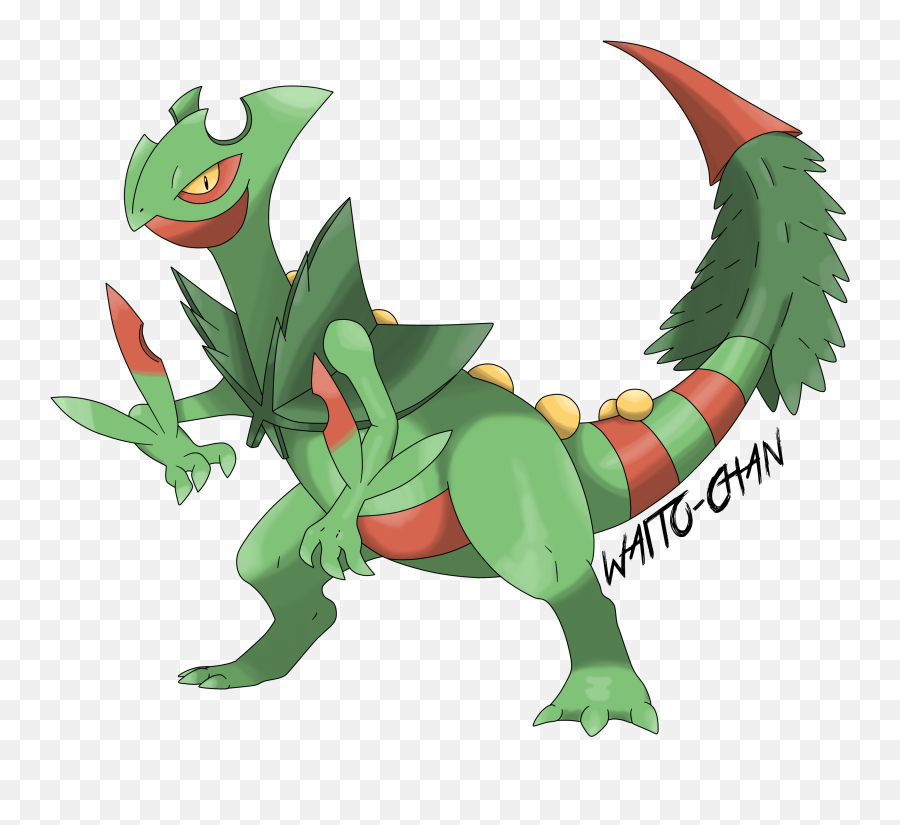 Png - Mega Sceptile Png,Sceptile Png